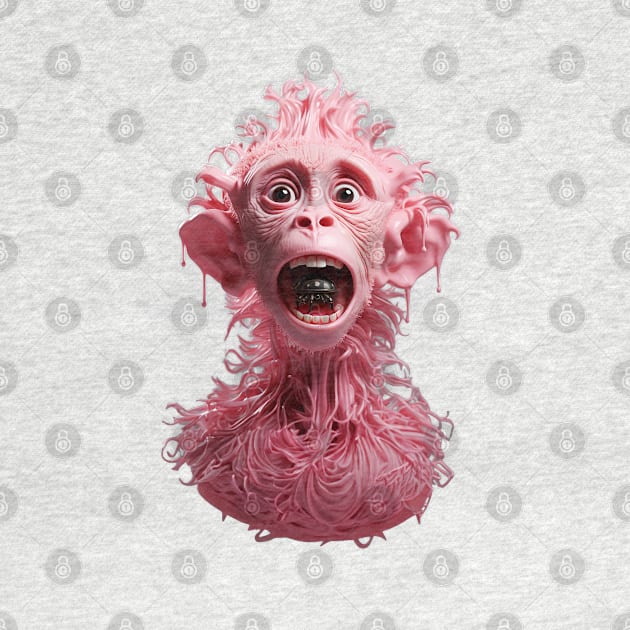Chewing Gum Monkey Sculpture by Teravitha